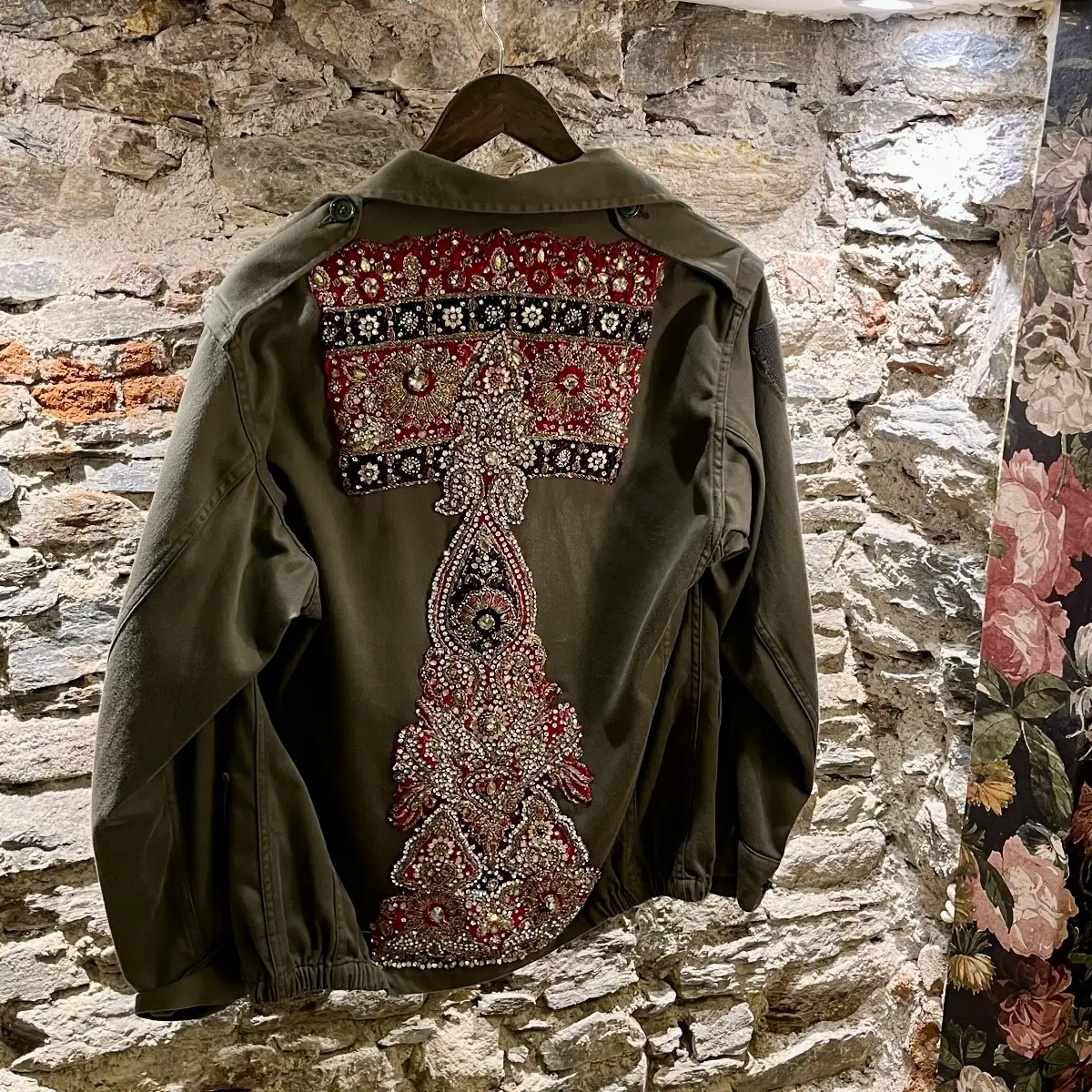 Veste militaire vintage revisitée