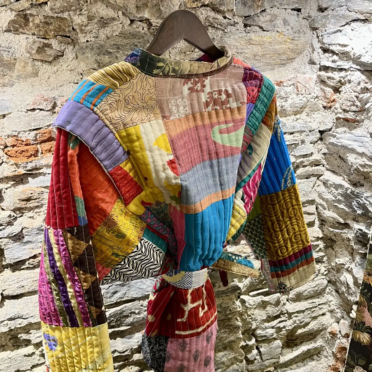 Veste patchwork multicolores