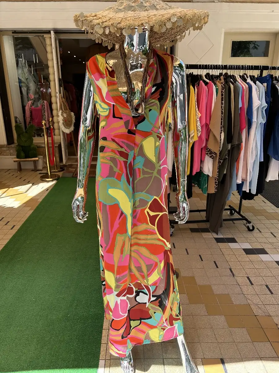 Robe multicolore clair