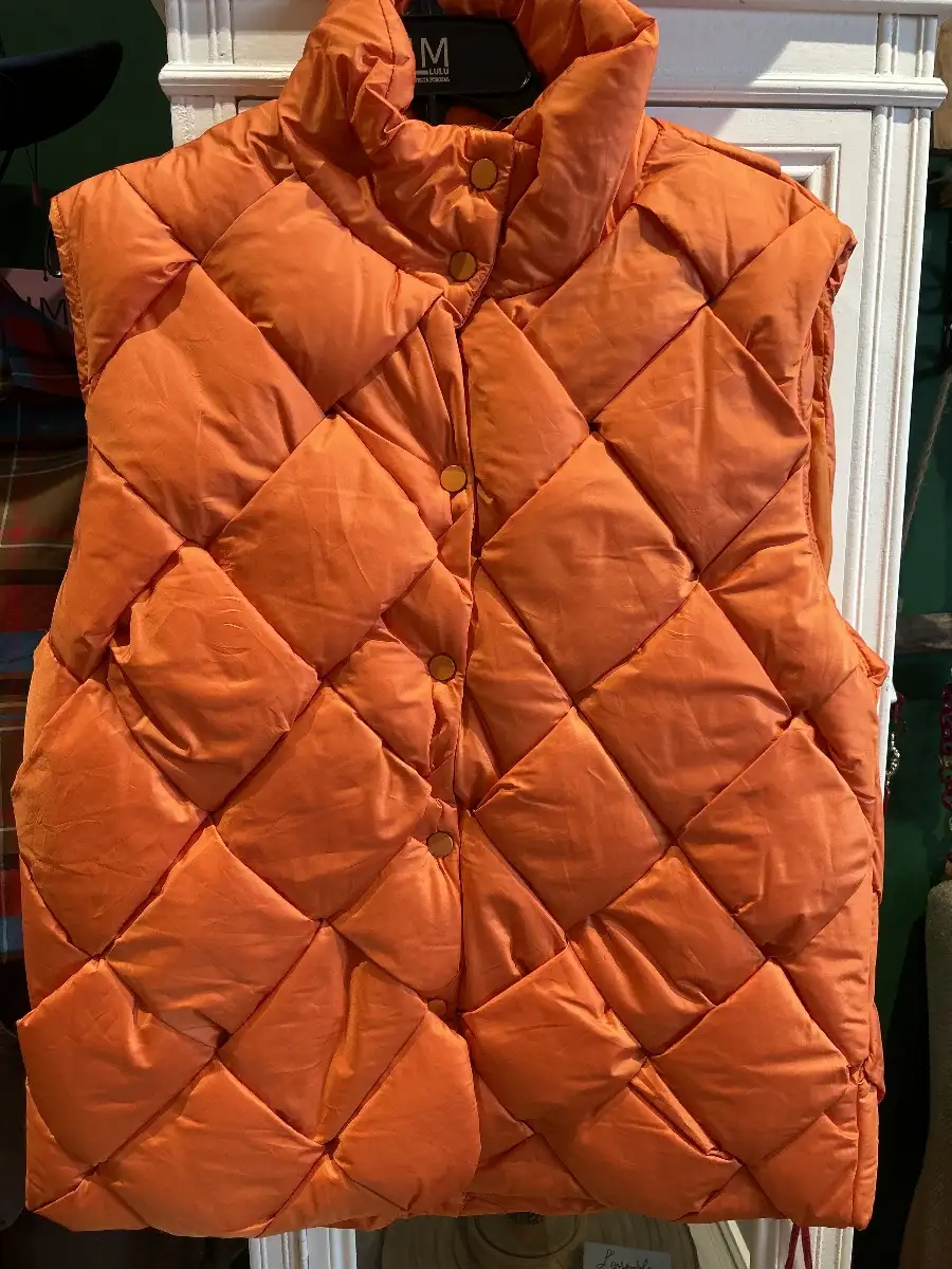 Doudoune tressée sans manche